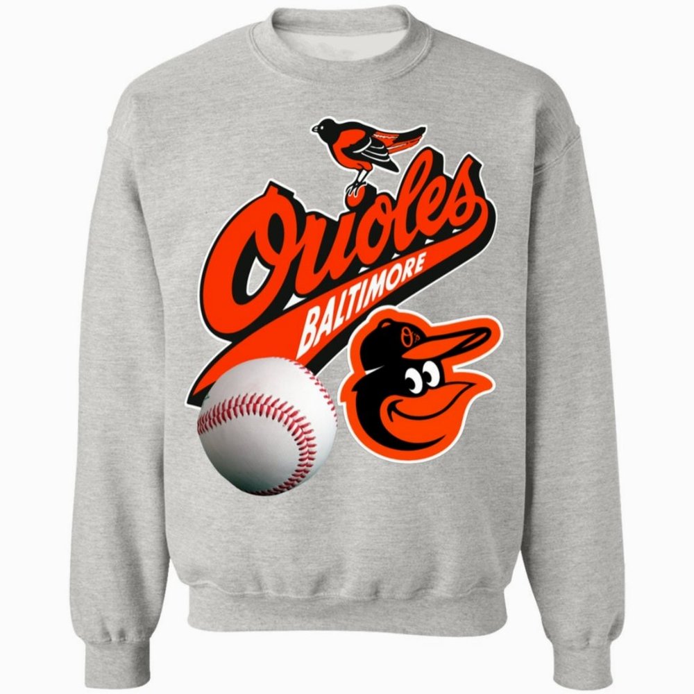 Baltimore Orioles Retro 90's MLB Unisex Sweatshirt, Orioles MLB Shirts